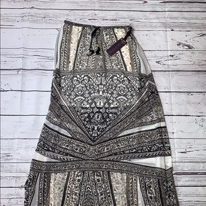 NWT Hale Bob "Danette" Chiffon Maxi Skirt